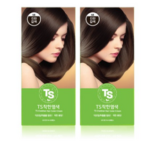 TS 착한염색 1제 60g + 2제 60g 세트, 8호 밝은황갈색, 6개