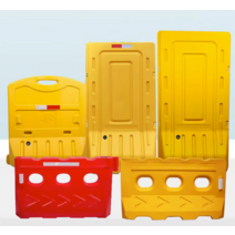 PE방호벽 중앙분리대 건설 현장 플라스틱 가드 펜스, 중공 성형 배럴 40X70CM4 catties