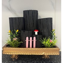 희망참숯농원 숯화분 사각