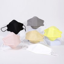 [KF94] 좋은날 마스크 3D 대형 국산 컬러마스크 50매, 화이트