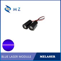 블루 라인 레이저 모듈 산업용 APC 구동 9mm 405nm 10mw, 한개옵션0