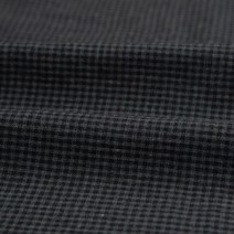 진흥 텍스타일 순면 선염 원단 Dusty 얇은 체크 Series 1 yard 기준, 블랙