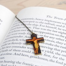 쇼핑오션BooKiss 십자가 책갈피 예수십자가 책클립 디자인북마크 책갈피 십자가북클립 북마크+dhtustyvld, 해피상품, 해피상품