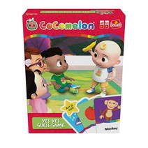 Goliath Cocomelon Yes Guess 게임 - 코코멜론 제레이드 독서 필요 없음 3명 플레이어