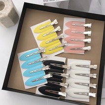 디와이컴퍼니 백스테이지핀 잔머리정리핀 앞 옆 머리핀 머리고정핀 4P, 핑크, 1개