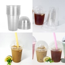 10P 아이스컵14온스 투명플라스틱컵 커피아이스컵 14OZ아이스컵 아이스아메리카노컵