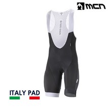 엠씨엔 3D BLACK WHITE 3D 블랙 화이트 4부 패드 빕숏