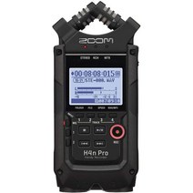 Zoom H4n Pro 4트랙 휴대용 레코더 올 블랙 스테레오 마이크, Recorder, Recorder