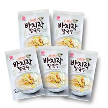 본고장 시원한 바지락 칼국수 5봉 (427.6g(2인분)x 5), 단품