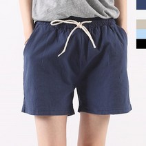 시원하고 핏예쁜 여자린넨여름3부반바지 핏이예쁜 여성반바지슬랙스 여름바지 편한바지 스포츠웨어 슬랙스