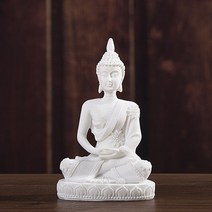 불교 부처님 공예 사암 앉아 조각 동상 선 탄트라 장식 홈 장식 수지 장식 선물, 04