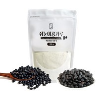 농부가 직접 농사지어 만든 100% 국내산 볶은 쥐눈이콩가루 300g (서목태분말 여두열매분말), 3개