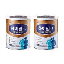 일동후디스 하이밀크 600g x 2개 고칼슘 균형영양식 초유단백분말 성인분유