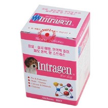 강아지 종합비타민 칼슘 장건강 인트라젠정 200정 545959EA, 본상품선택