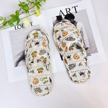 실내 홈 천 실리퍼 부드러운 미끄럼방지 실내화, 250~270mm  (5켤레), 크림색 (5켤레)