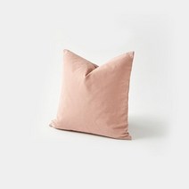 한샘 베이직 쿠션커버 50x50 핑크, 단품