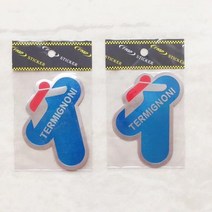 2 개대 뉴 알루미늄 합금 오토바이 배기 파이프 데칼 스티커 멋진 성격 전갈 Termignoni 적용, 2pcs