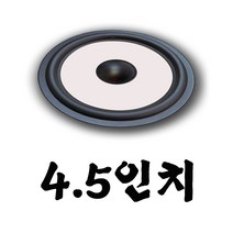 리얼사운드 스피커엣지 잡음수리용, 스피커엣지4.5인치2개1조