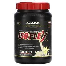 이지몰 ALLMAX (올맥스) Isoflex 순수 분리유청단백질 스프링클을 뿌린 생일 케이크 맛 907g(2lb) No.96329, 2267.96 g, 바닐라
