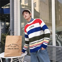 가바바 남성 라운드 니트티 PLUS MAN 스웨터 G24334