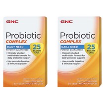 GNC 유산균 프락토올리고당 FOS 락토바실러스 상온보관 250억 30캡슐 2개