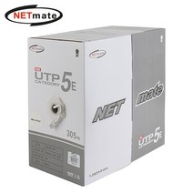 강원전자 넷메이트 NMC-UTP30T CAT.5E UTP 케이블 305m (단선/화이트)