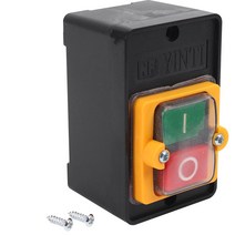 AC 220 / 380V 온 / 오프 방수 푸시 버튼 스위치 KAO-5 드릴 모터 기계 용, 1set