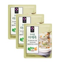 청정원 엄마손맛 맞벌이 우리가족 우리쌀 야채죽 60g x3개 환자 수험생 자취 식사대용 간편식 아이간식 자취 영양식 건강죽 아침대용, 27세트