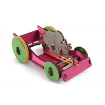 [오너클랜] 큐밸리 무동력 고무줄 탄성자동차 코뿔소, ★~CnH_상품선택