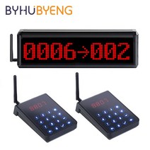 BYHUBYENG-레스토랑 큐 관리 시스템 일치 송신기 수신기 전화 번호 비상 노인 Enfermagem, 01 Set_03 CN