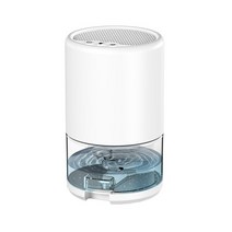 전기 제습기 습기 흡수기 공기 건조기 1000ml 물 탱크 조용한 공기 침실 옷장용 홈 제습기, 하얀, 영국 플러그