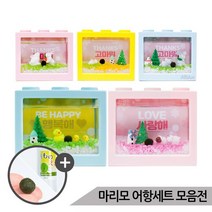 마리모 키우기 세트 5종 블럭어항 마리모포함, 상세설명 참조