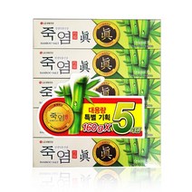 LG생활건강 죽염치약 오리지날진 160g x 5개