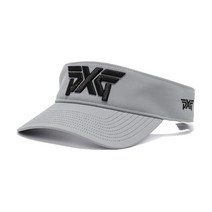 PXG 경량 스포츠 바이저 벨크로 골프 썬캡 라이트 그레이