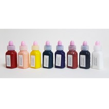 실리콘 안료/염료/조색제/ 20ml / 8색상 중, 실리콘조색제 20ml 황색