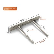 가구부품 부속자재 숨겨진 보드 지지 벽 보이지 않는 파티션 브래킷 책장 배경 선반 레이어 나무 커넥터 고정, [10] 6 inches