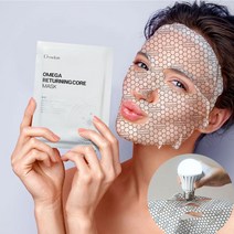 오멜론 오메가 리터닝 코어 마스크 1Box 8매 미세전류 탄력 마스크팩, 1개