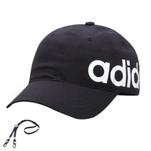 아디다스 SIDE BOLD 로고 야구모자 + PG스트랩줄