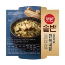 햇반 솥반 전복내장 영양밥, 200g, 18개