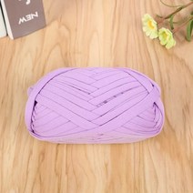 뜨개실 쟈이언트얀 형광뜨개실코튼 니트 천으로 양모 t-셔츠 원사 DIY 소프트 직조 카펫 담요 가방 39 색, 23 Light purple