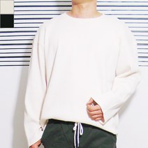 뉴욕 베이직 무지 와플 니트 남성 빅사이즈니트 XL-3XL 학생 데일리룩 큰옷