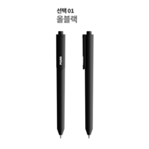 PIGRA 스위스 볼펜, 2개, 블랙