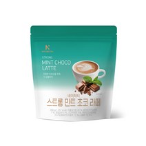 [네이쳐티] 홈카페 라떼 음료 파우더 스트롱민트초코라떼280g, 단품