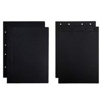 [알파] 흑표지 PP A4 1조(2개입앞면 뒷면), 상세설명 참조, [8018701]가로형