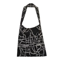 [티니타이거] 서울지도 에코백 블랙 Ancient Korean Ecobag Black