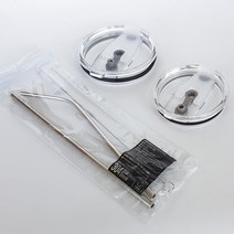 펀시크릿 예티 록키마운틴 스트로우 스텐 대용량 밀폐뚜껑 괴물 친환경 텀블러 뚜껑, 스테인레스304스트로우세트 20oz용(뚜껑미포함)