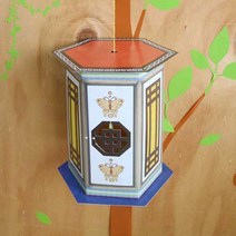 청사초롱 야간개장 유등 축제 홍사초롱 민속 주점 스탠드 미니 추석 초롱불 만들기 5인세트