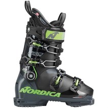 Nordica 스키신발 Promachine 120 Ski Boots 2024, Black/Anthracite/Green, 24.5