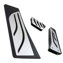 포원 BMW 3 5시리즈 F30 F10 M퍼포먼스 알루미늄 페달 커버 320d 328i 520d 528i 튜닝 용품, B타입_BMW 5시리즈 알루미늄 페달
