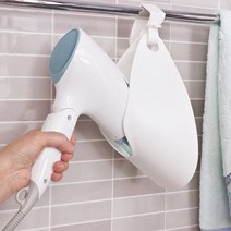 놀자리빙 간편 화이트 헤어드라이기 걸이 세트, No.01 화이트 헤어드라이걸이